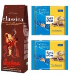 Кофе в зернах и 2 шоколада